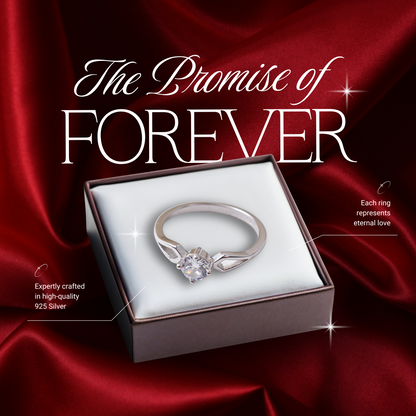 Classic Zircon Solatire Ring for her