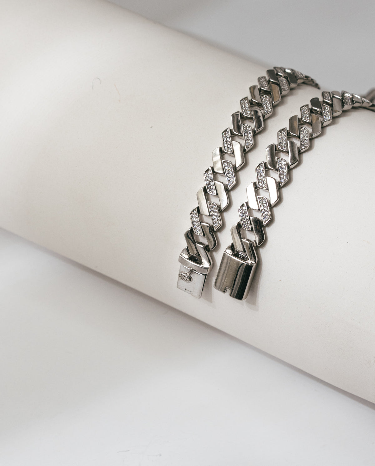 925 Sterling Silver Cuban Matt Chain