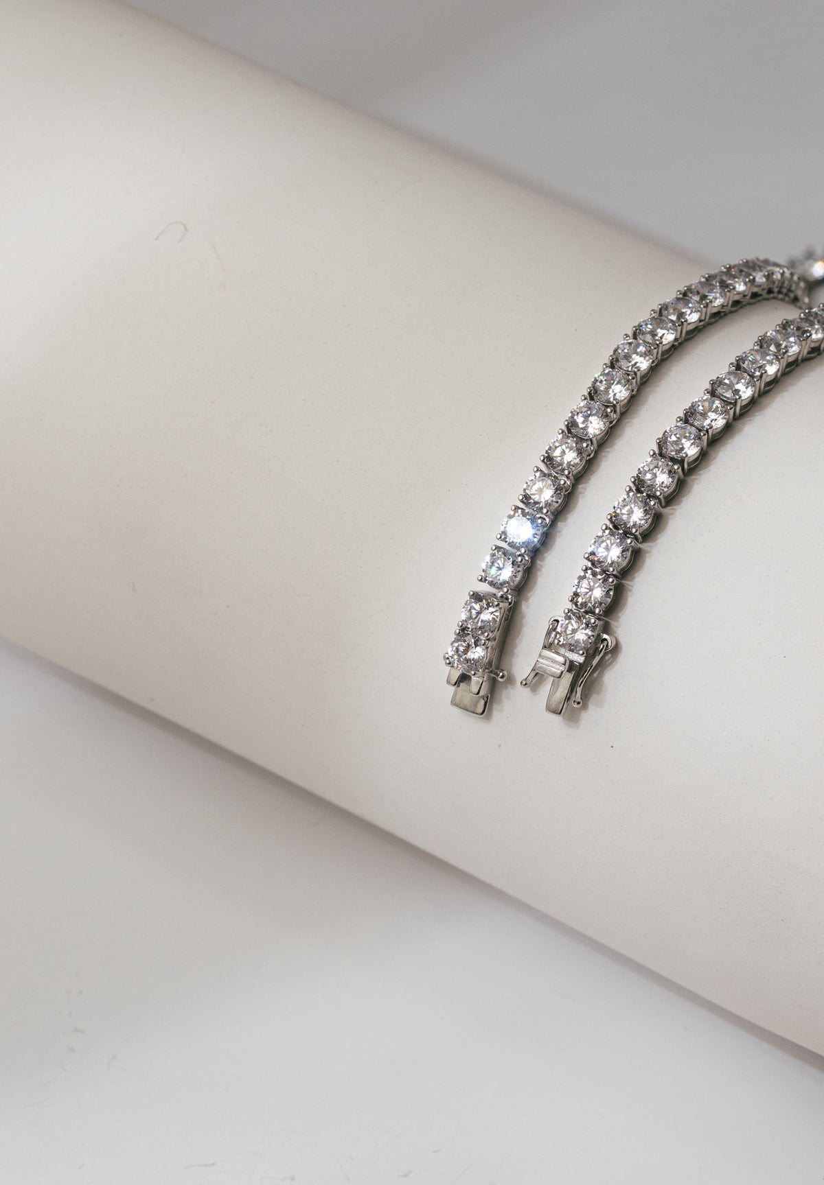 925 Sterling Silver Tennis Necklace